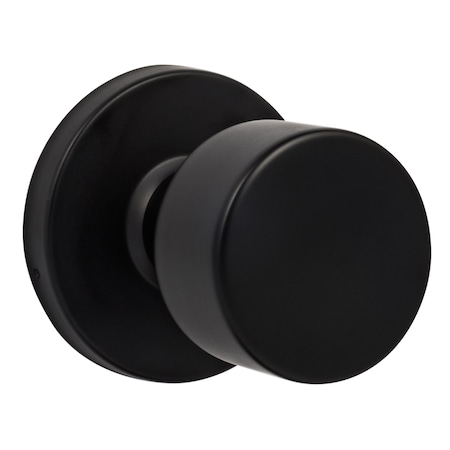 Sure-Loc Hardware Sure-Loc Hardware Bergen Round Passage Knobset, Flat Black BG101 FBL